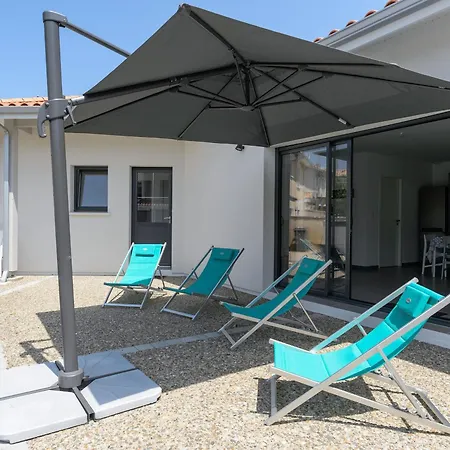 Maison Moderne Pres Aiguillon - 2 Chambres, Terrasse, Jardin, Parking - Calme Et Confort - Fr-1-420-63 Tatil Evi Arcachon